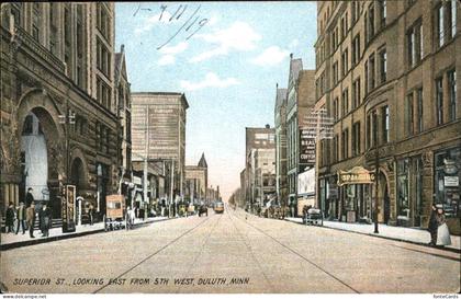 Duluth Minnesota Superior St   Looking East from 5th West
