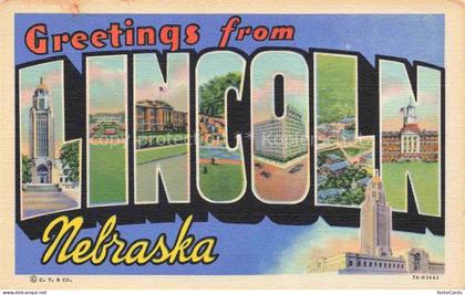 Lincoln Nebraska USA Greetings