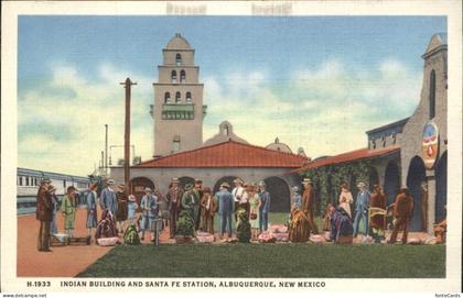 Albuquerque Indian Building Santa Fe Station