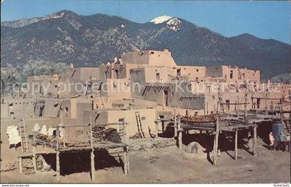 Taos South Pueblo Mountains