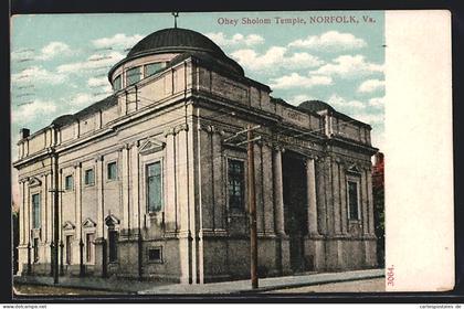 AK Norfolk, VA, Ohey Sholom Temple