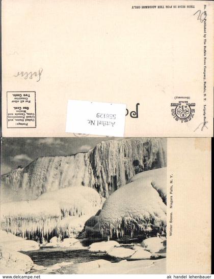 558129,Niagara Falls Niagarafälle Wasserfall Winter Scene