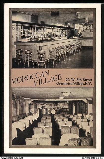 AK Greenwich Village, NY, Restaurant Moroccan Village, 23 W. 8th Street