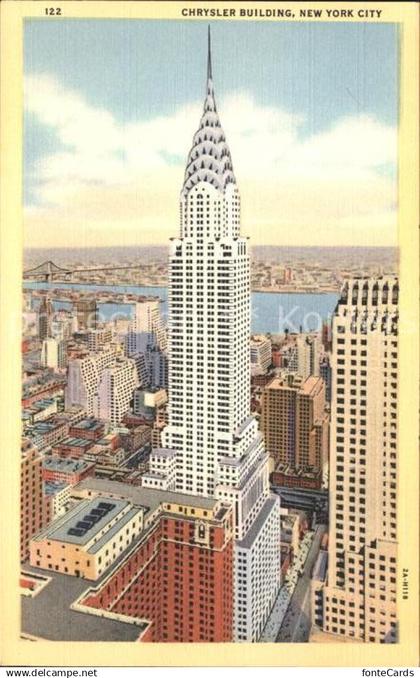 New York City Chrysler Building Skyscraper