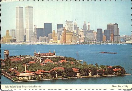 New York City Ellis Island Lower Manhattan
