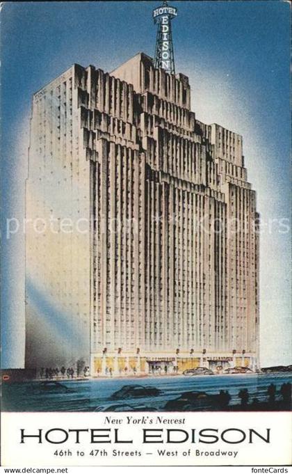New York City Hotel Edison