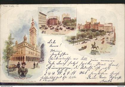 New York City Madison Square Union Square Monument