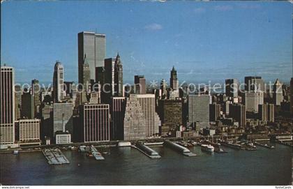 New York City Skyline of Lower Manhattan World Trade Center