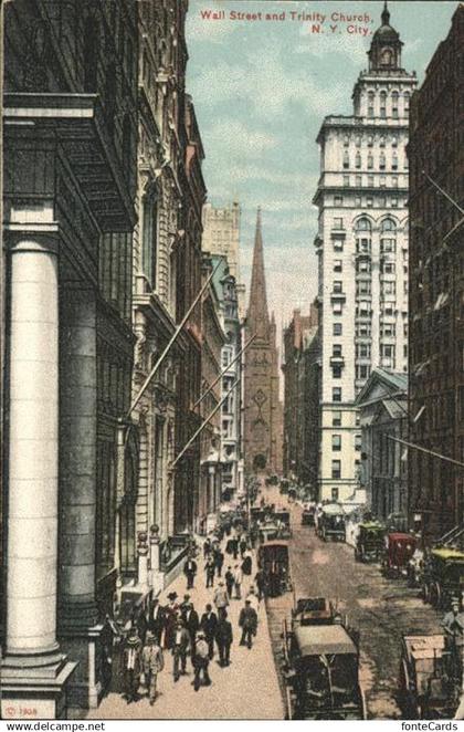 New York City Wall Street
Trinity Church