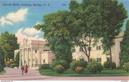 Saratoga Springs New York USA Lincoln Baths