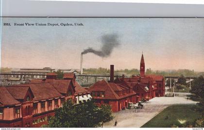 OGDEN / FRONT VIEW UNION DEPOT /