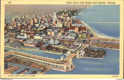 Chicago Heights Outer Drive Link Bridge Fliegeraufnahme