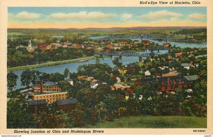 CPM Bird's Eye View of Marietta Ohio