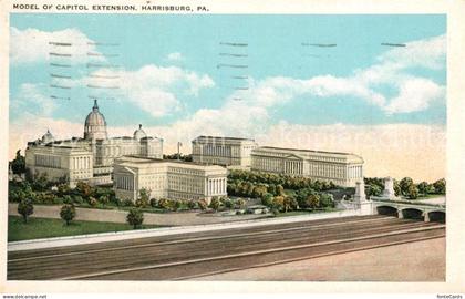 Harrisburg Pennsylvania Model of Capitol Extension