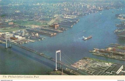 Philadelphia  Pennsylvania USA The Philadelphia Camden Port aerial view