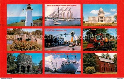 Rhode Island US-State Lighthouse Warwick Tall Ships Newport State House Providen