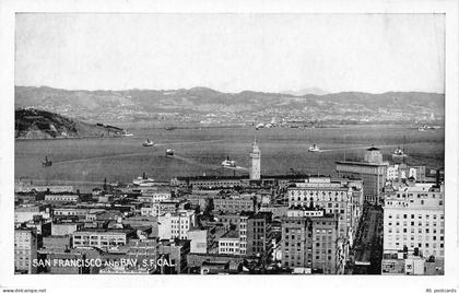 US San Francisco and Bay San Francisco California vintage postcard B951