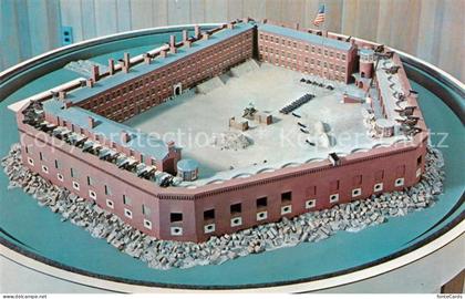Charleston South Carolina Fort Sumter National Monument Scale Model in the museu