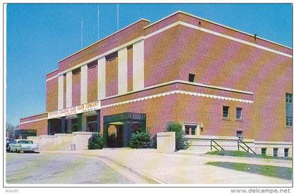 Spartanburg South Carolina, Memorial Auditorium, Auto, c1950s Vintage Postcard