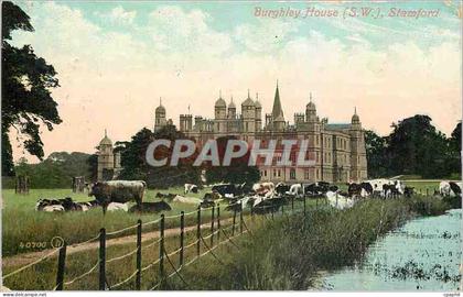 CPA Burghley House Stamford Vaches