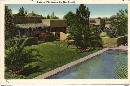 CPA Patio Of The Lodge On The Desert Bird's eye view of Tucson