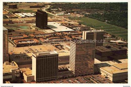 HOUSTON  Texas USA Aerial view of Post Oak Complex The Galleria Houston Oaks Hot