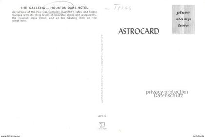 HOUSTON  Texas USA The Galleria Houston Oaks Hotel Fliegeraufnahme
