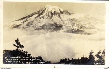 CPA Mt Rainier From Plummer Peak Rainier Natl Park