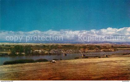Utah US-State Jensen Bridge spanning Green River