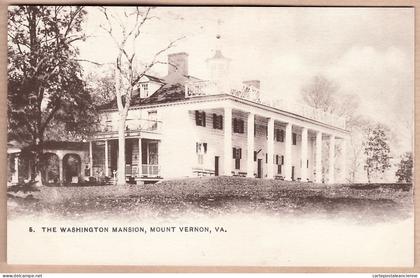 1677 (•◡•) MOUNT VERNON VA-Virginia WASHINGTON MANSION 1890s FOSTER- REYNOLDS N° 5 Authorized act congress May 19, 1898