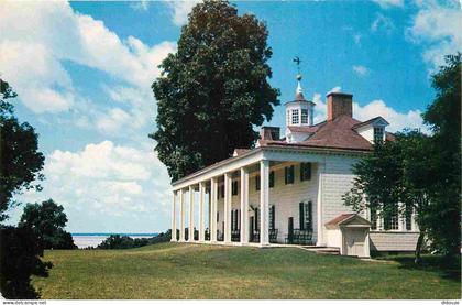 Carte Postale - Etats-Unis - Mount Vernon - East front at mount vernon - Mount vernon is owned and maintained by the mou