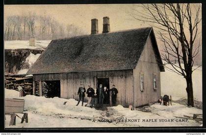 AK Vermont, VT, A modern maple sugar camp