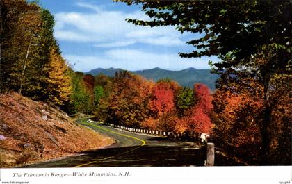 CPA The Franconia Range In Autumn white Mountains NH
