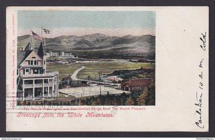 Vintage postcard USA Mount Washington Hotel White Mountains New Hampshire Resort