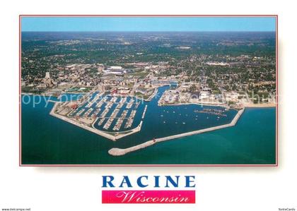 Racine Wisconsin Racines Reefpoint Marina Aerial view