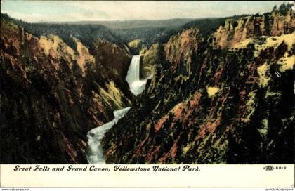 CPA Wyoming USA, Yellowstone National Park, Great Falls and Grand Canon