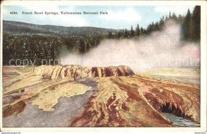 Yellowstone National Park Punch bowl springs yellowstone national park