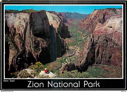 Carte Postale - Etats Unis - Zion National park - Zion Canyon from the Rim Trail - Etat de Utah - Utah State - CPM - Car