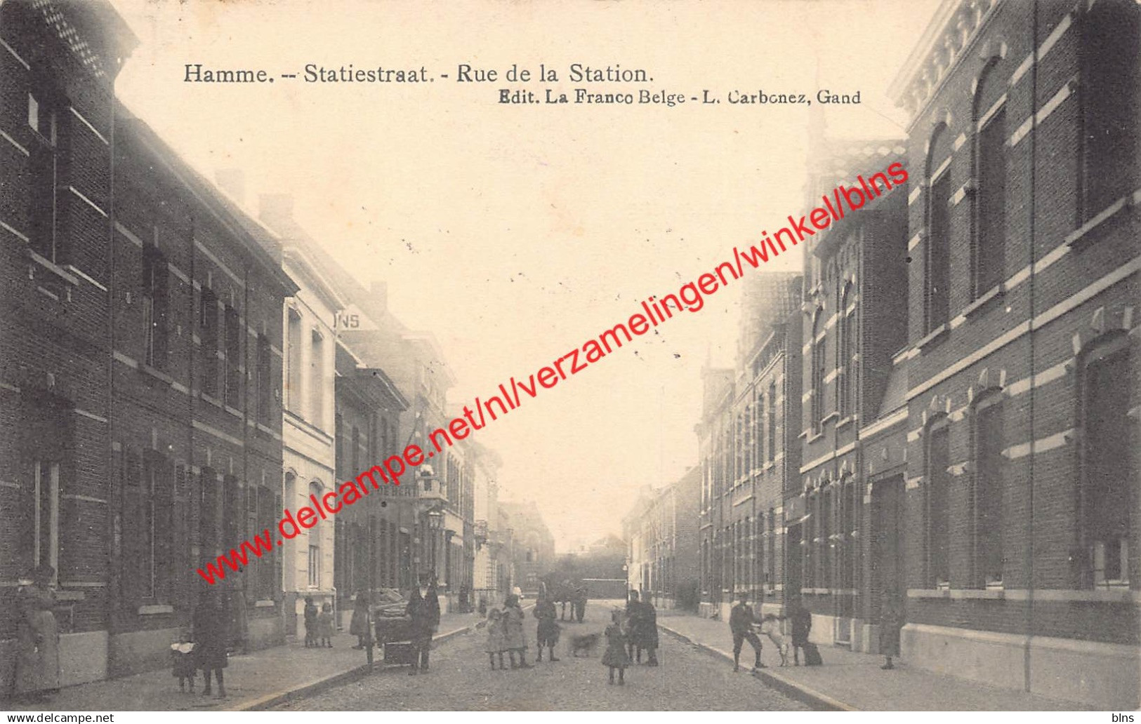 Statiestraat - Rue de la Station - Hamme