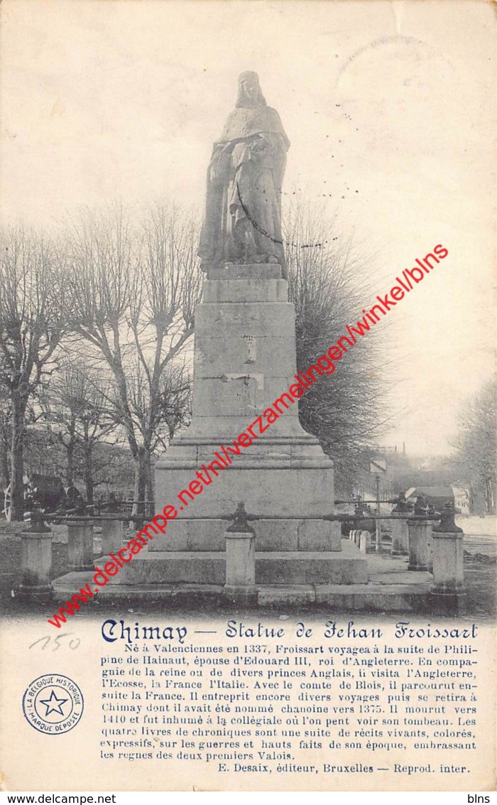 Statue de Jehan Froissart - 1913 - Chimay