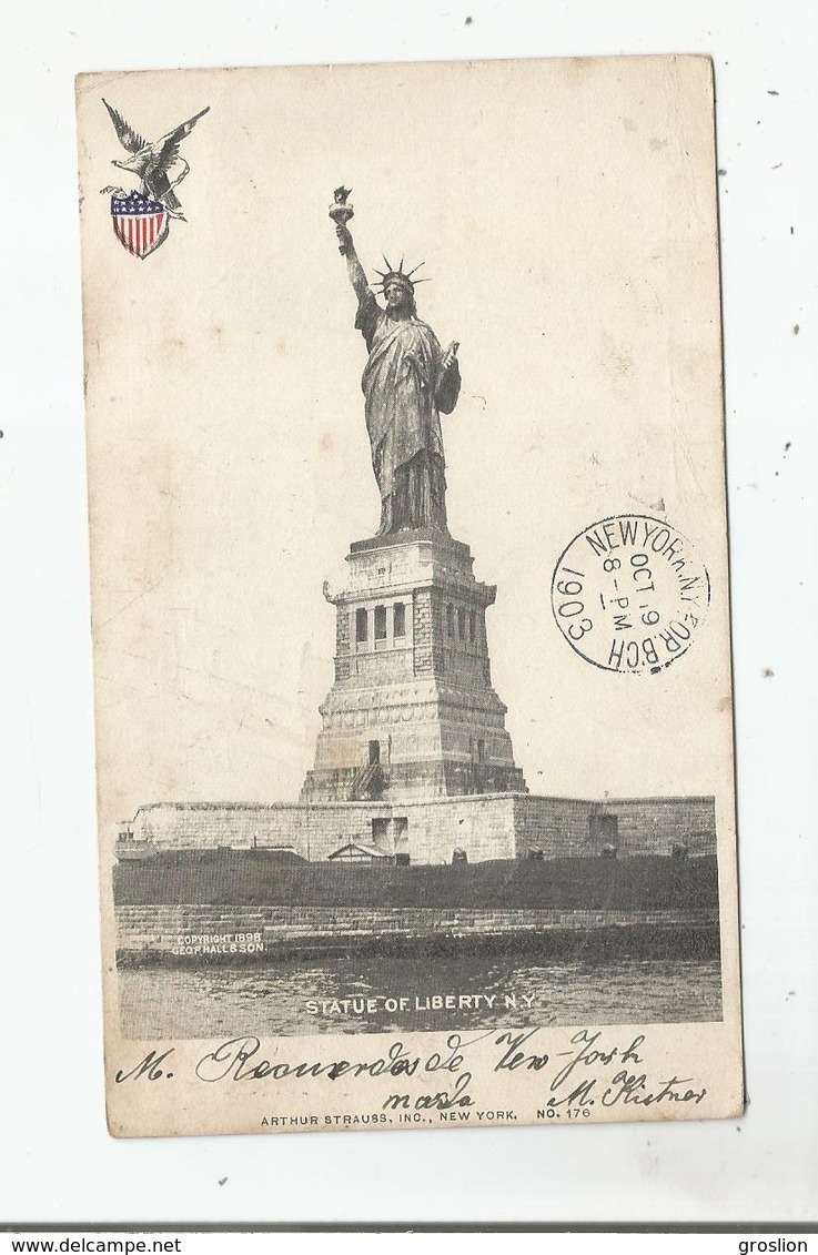 STATUE OF LIBERTY NEW YORK (176)   1903