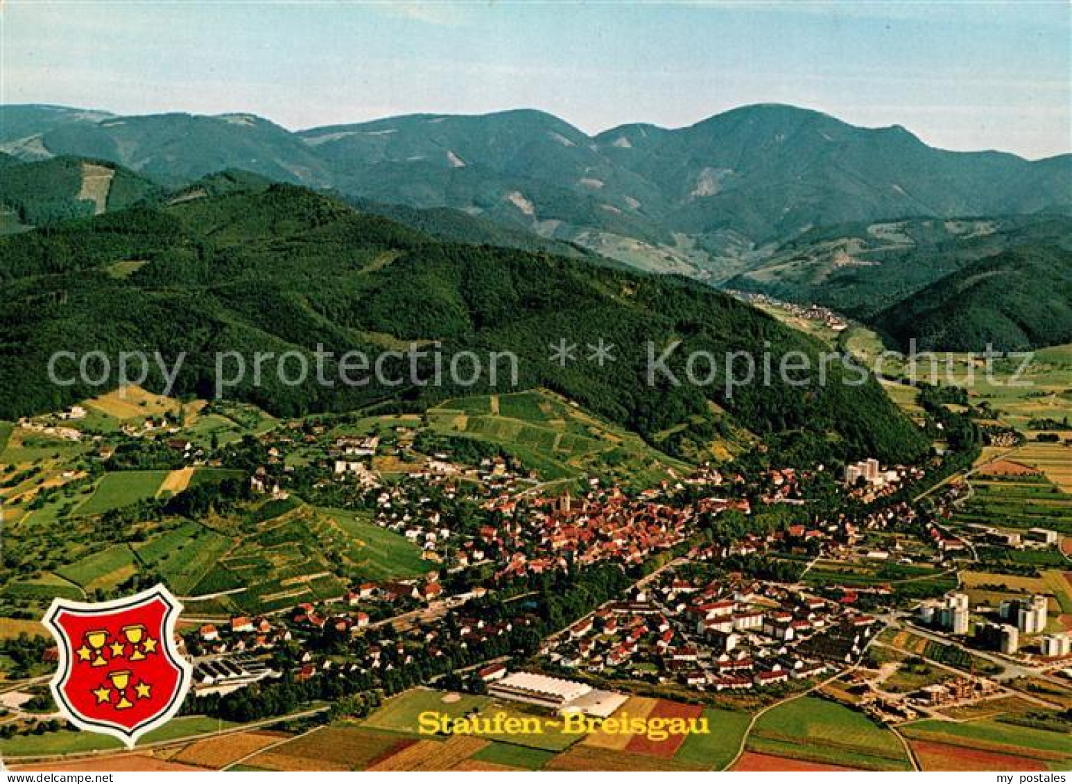 Staufen Breisgau Fliegeraufnahme