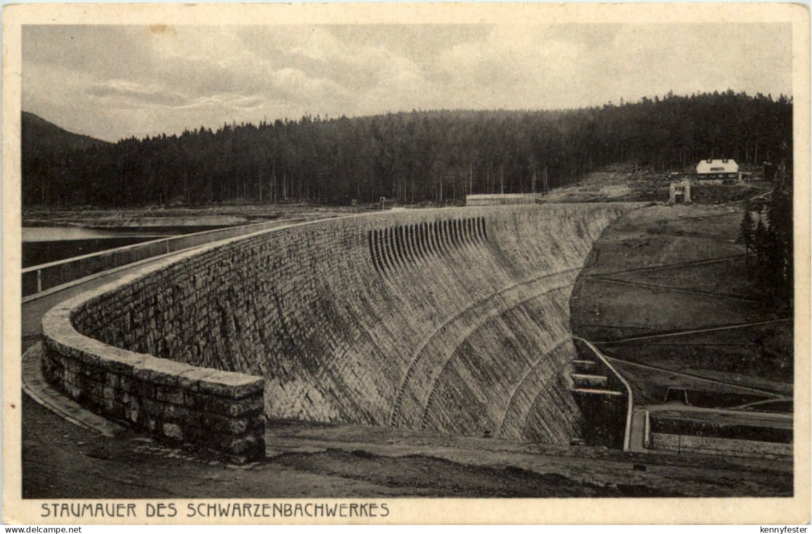 Staumauer des Schwarzenbachwerkes - Forbach