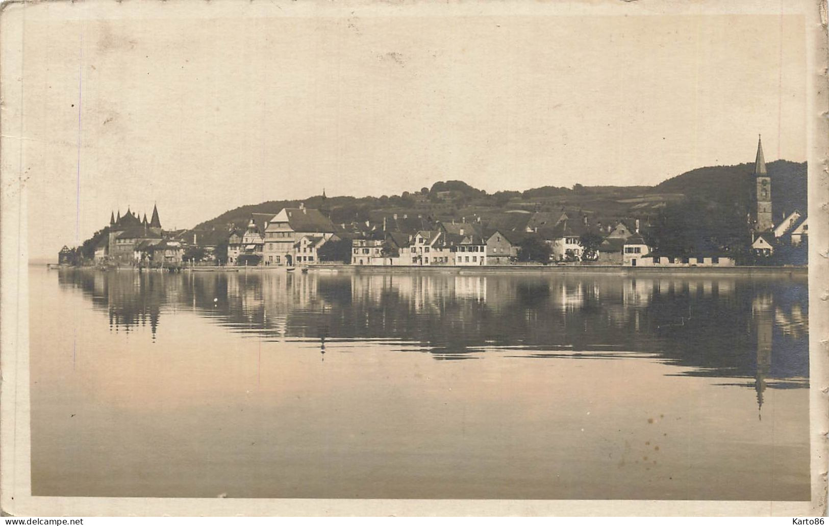 steckborn , thurgovie * carte photo * le village * suisse schweiz