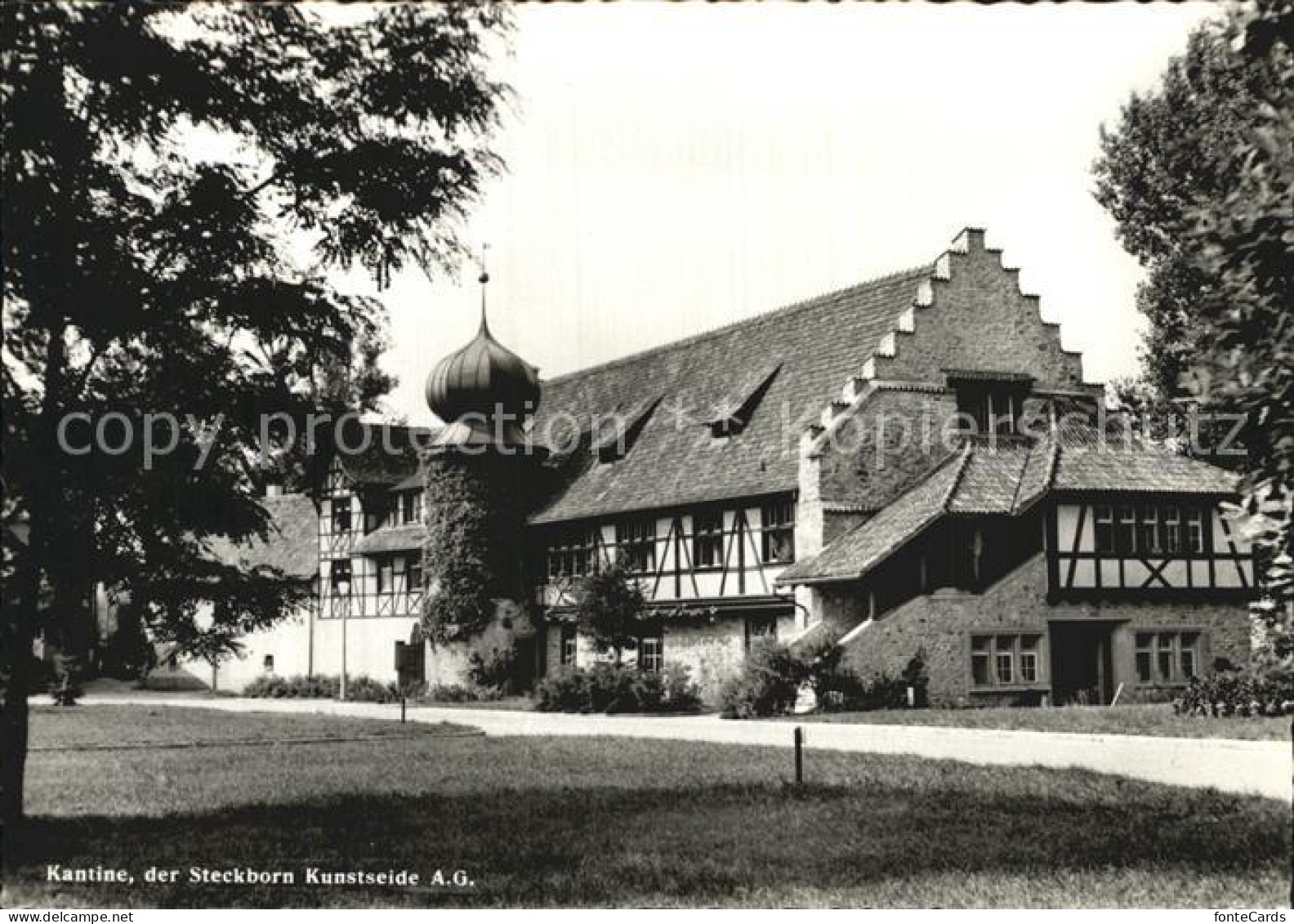 Steckborn Untersee Kantine der Steckborn Kunstseide AG