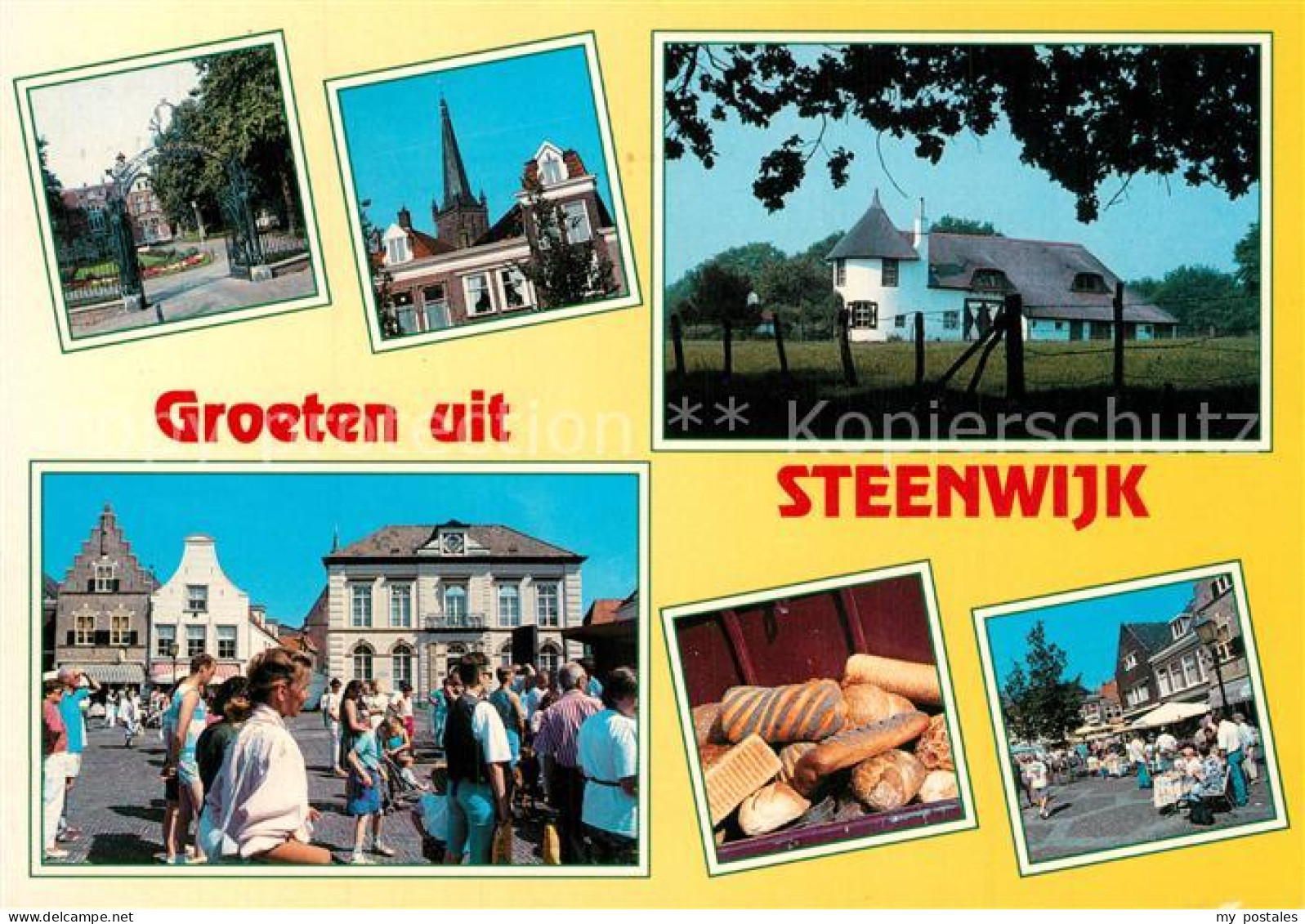 Steenwijk Orts und Teilansichten Kirche Markt Brotvarianten