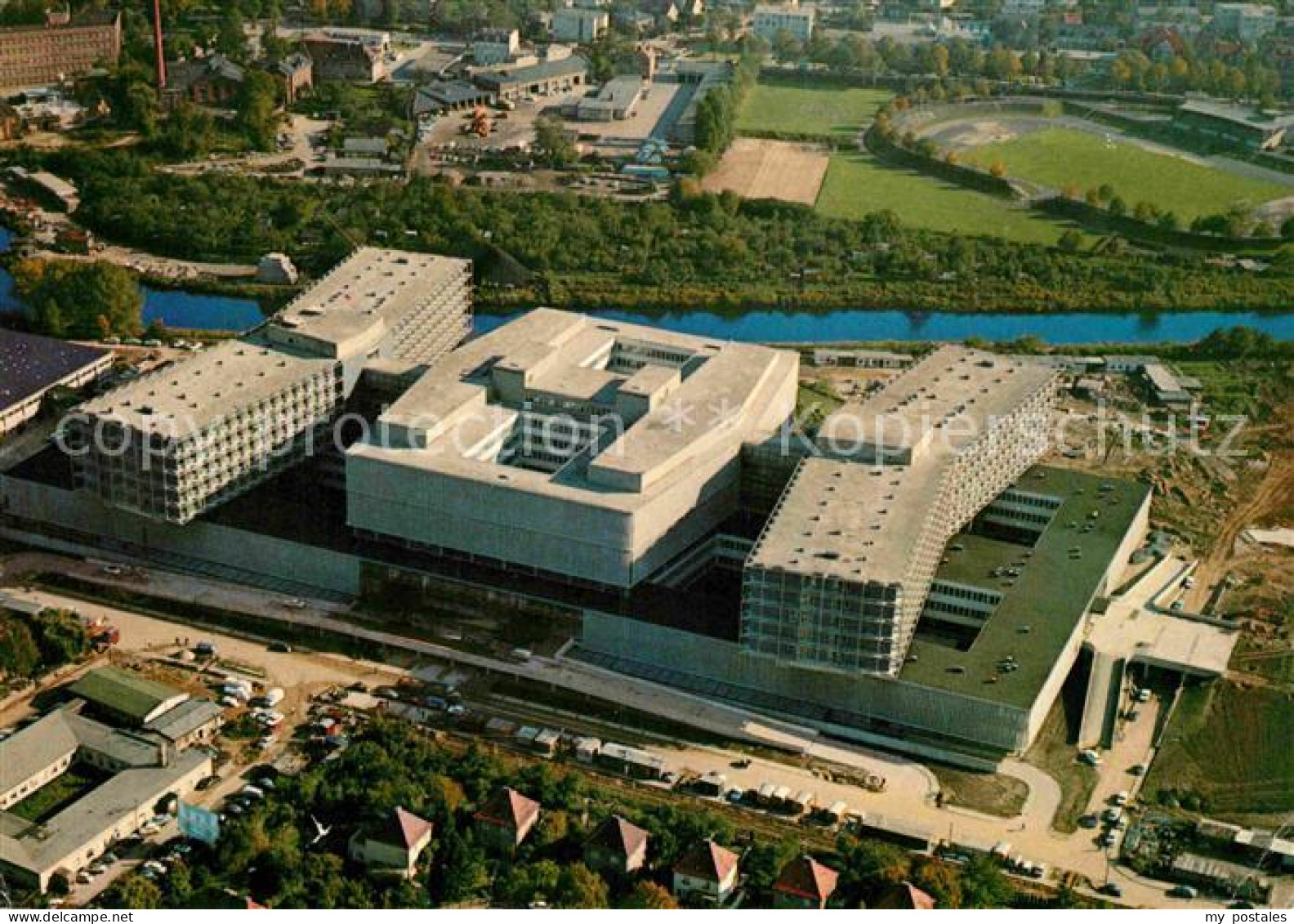 Steglitz Fliegeraufnahme Klinikum