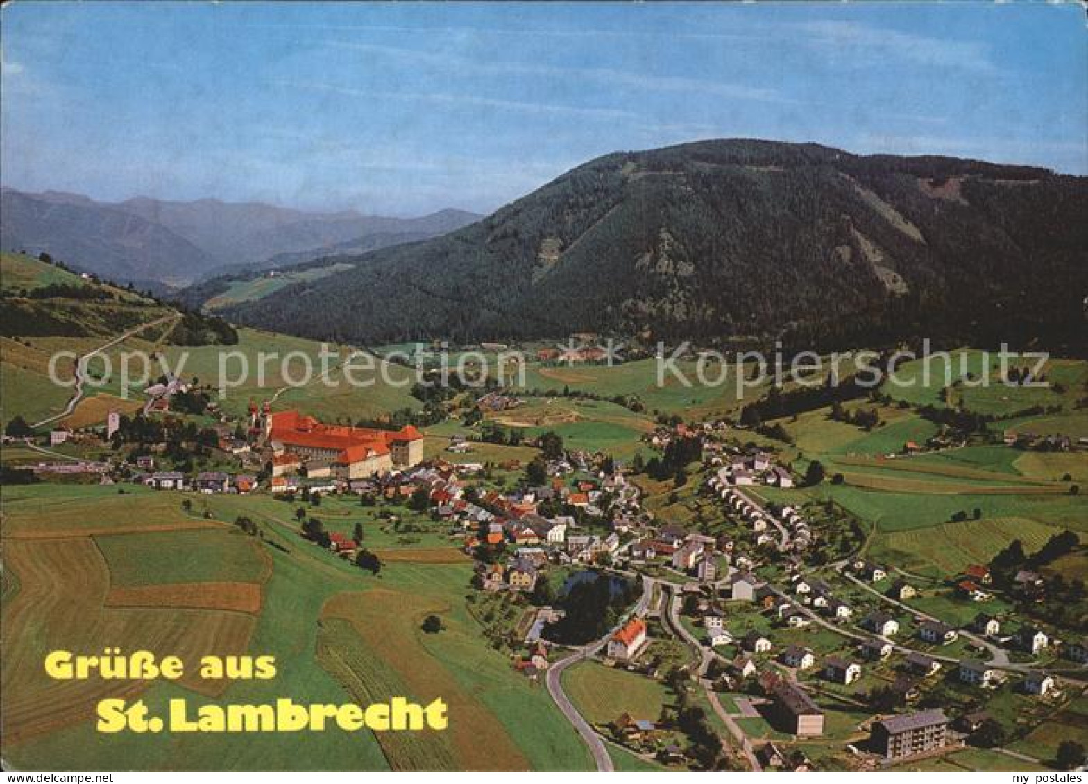 Steiermark St. Lambrecht Fliegeraufnahme