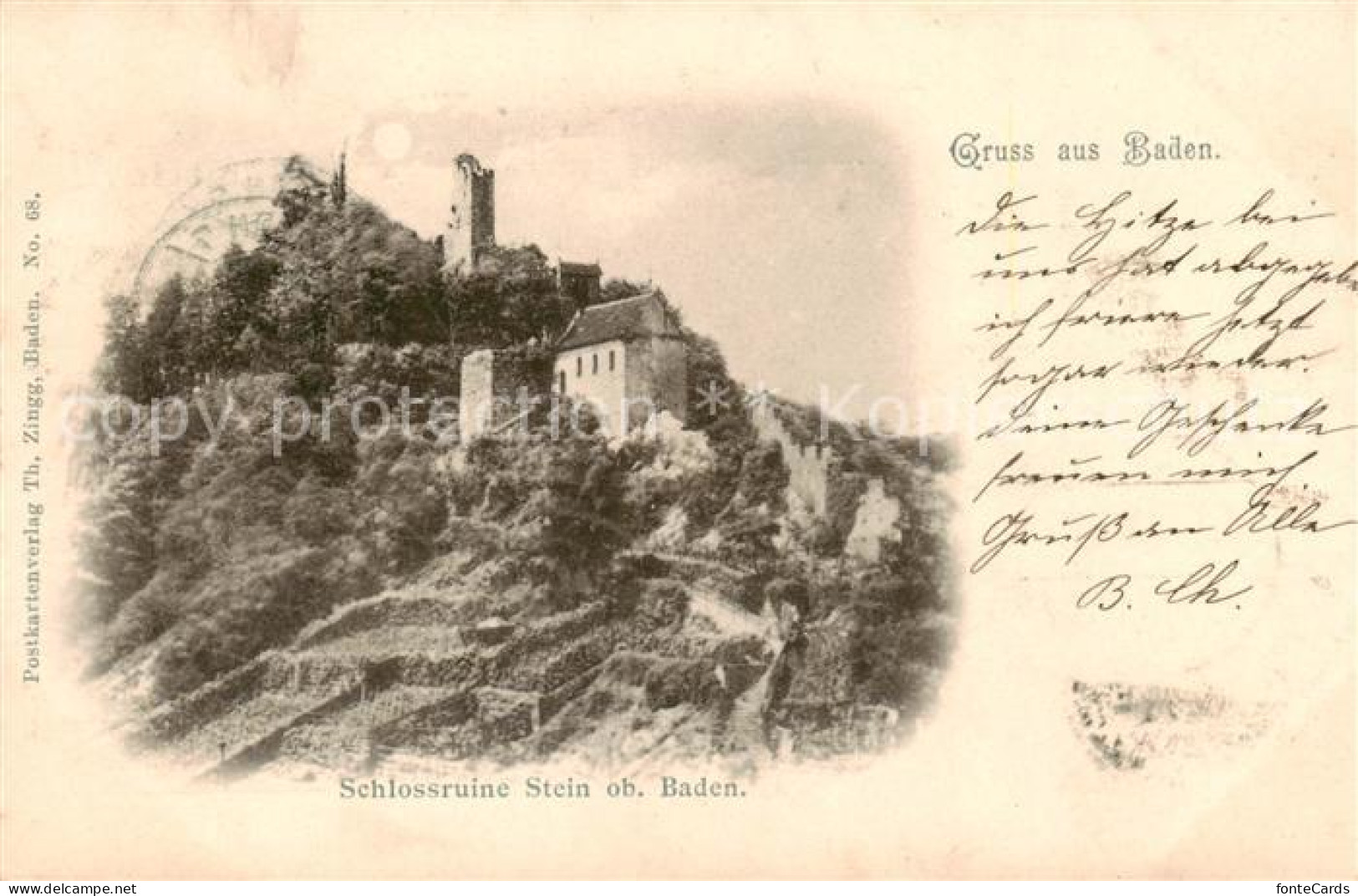 Stein AG Schlossruine Stein Aussenansicht