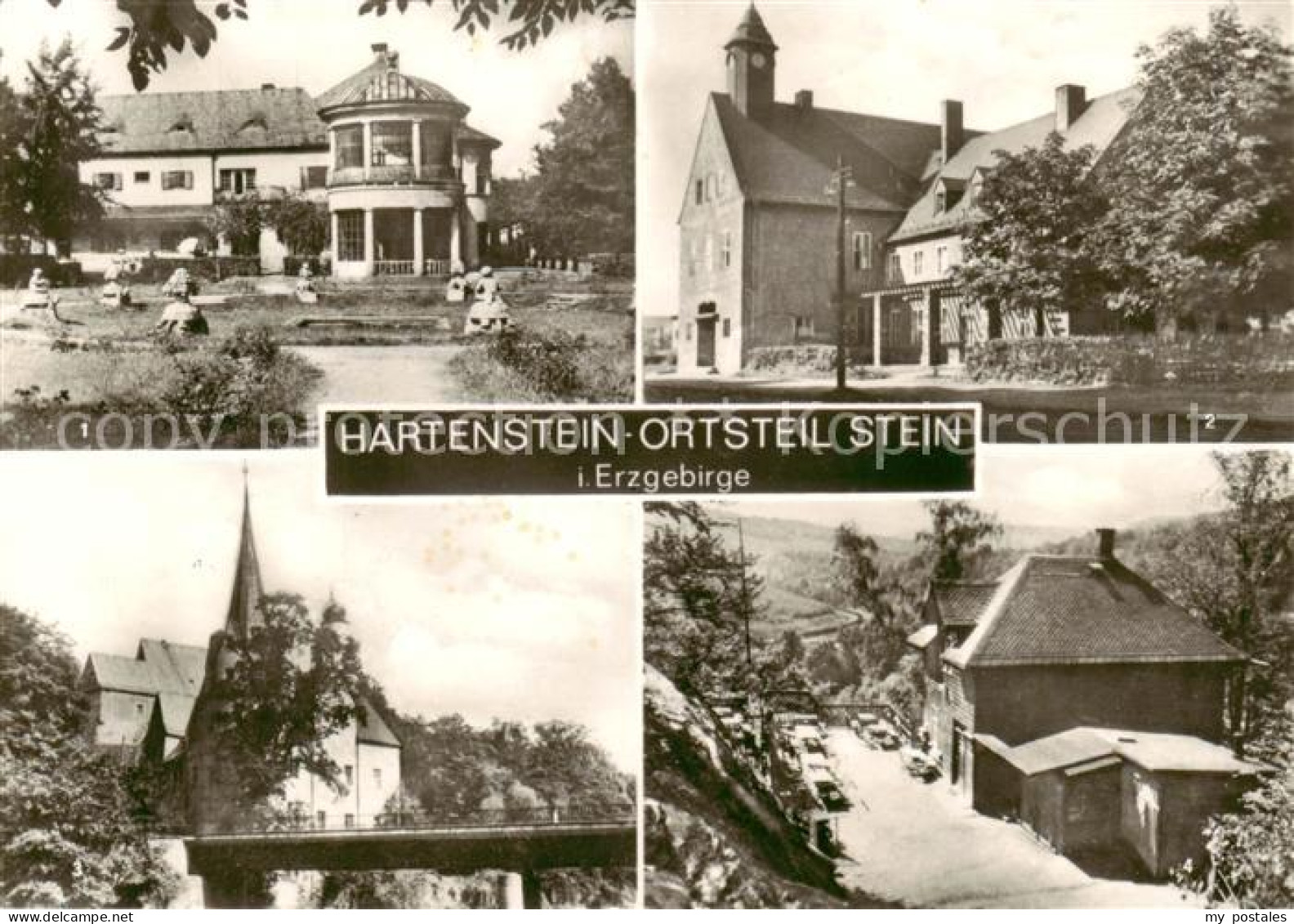 Stein Hartenstein Erzgebirge Pionierschule Schloss Stein Bahnhof Prinzenhoehle